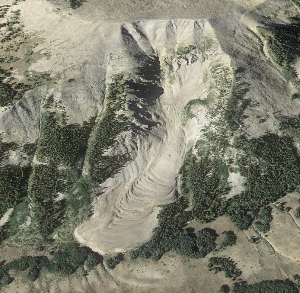 Rock glacier example